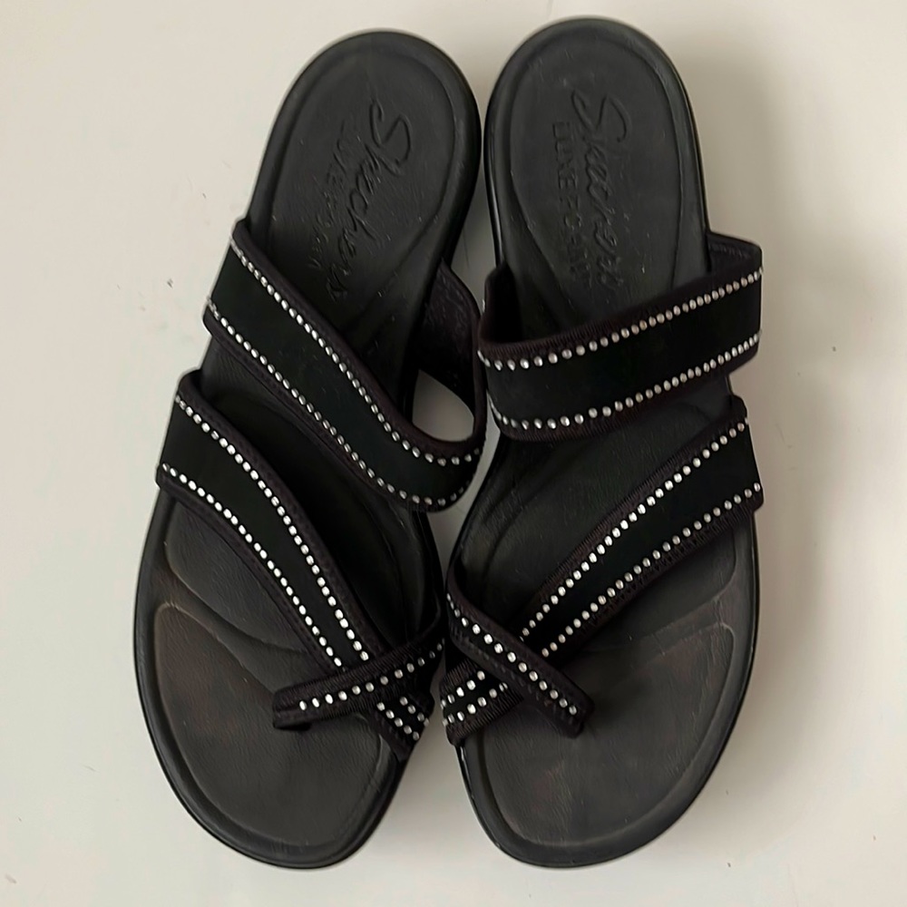 Skechers Bumblers sandals with rhinestones